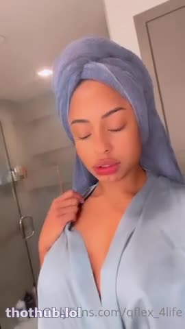 Qimmah Russo nude shower in bathroom…