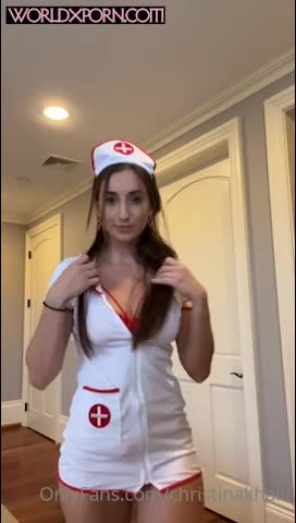 Christina Khalil – Slutty nurse naked show big boobs!!! Omg so hot