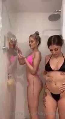 Skye Sutton naked show erotic body with her friend!!! So hot