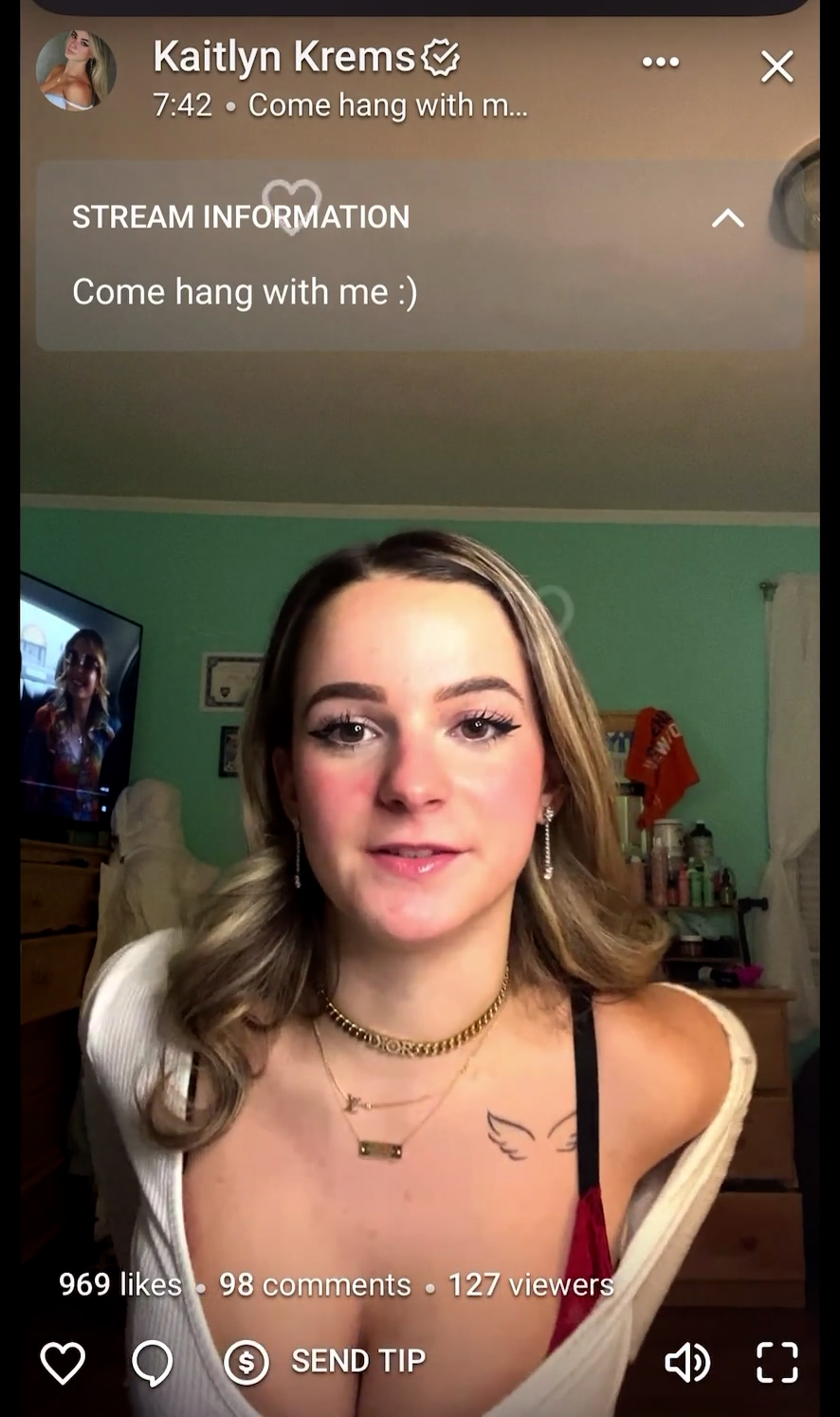 Kaitlyn Krems/Kaitkrems nude show in livestream!!! Hot video Onlyfans leaked