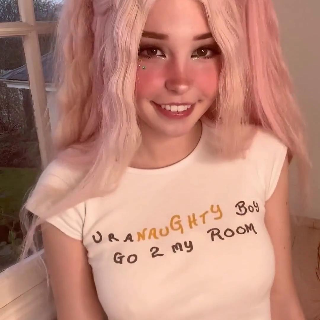Belle Delphine Naughty Wet T-Shirt Onlyfans Video Leaked