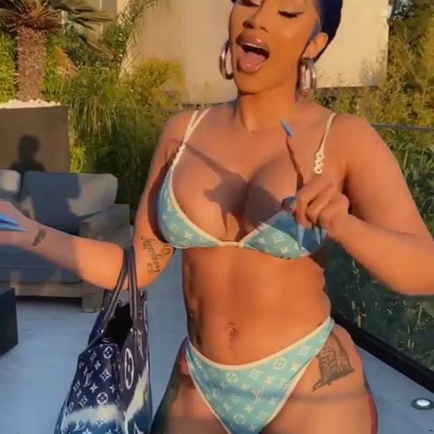 Cardi B Sexy Bikini Rant Video Leaked