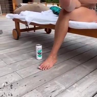Mia Khalifa Topless Outdoor Feet Teasing Video Leaked