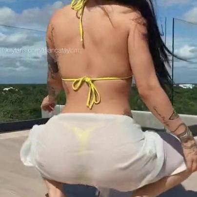 Bianca Taylor Thong Bikini Outdoors Onlyfans Video Leaked