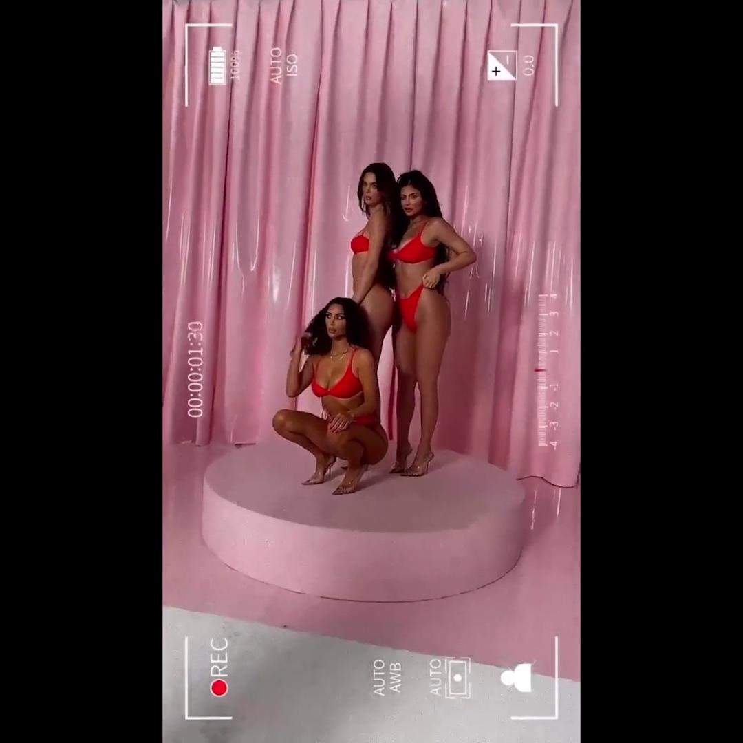 Kylie Jenner BTS Skims Lingerie Video Leaked