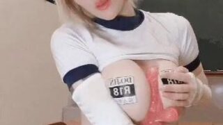 Katyuska Moonfox Cosplay Dildo Titty Tease Nude Video Leaked