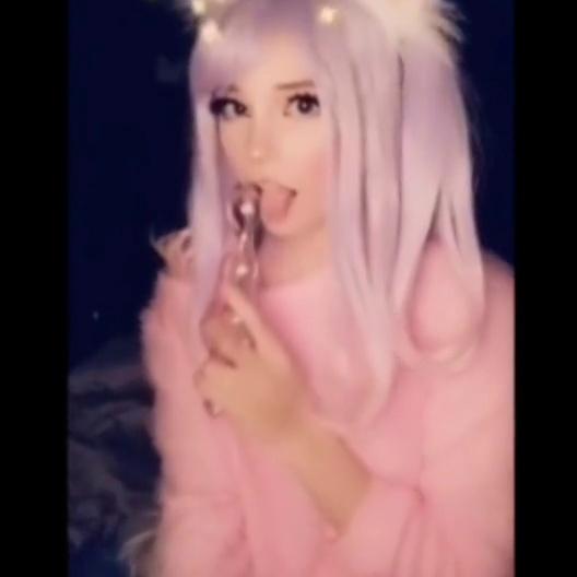 Belle Delphine Anal Dildo Play Premium Snapchat Video