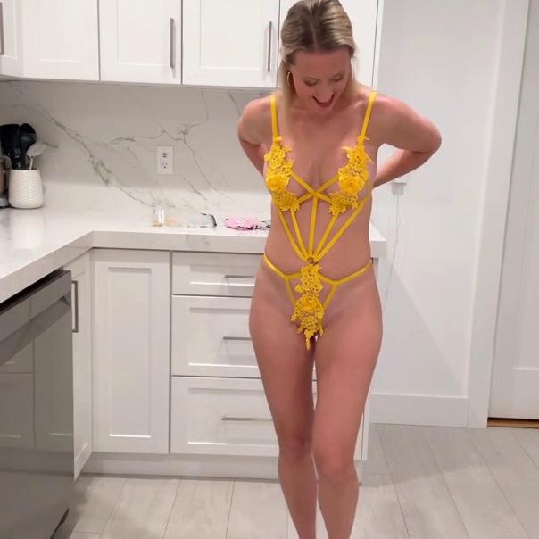 Vicky Stark Nude One-Piece Lingerie Haul Onlyfans Video