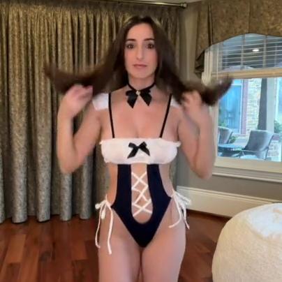 Christina Khalil Sexy Bodysuit Fan Gift Onlyfans Video Leaked